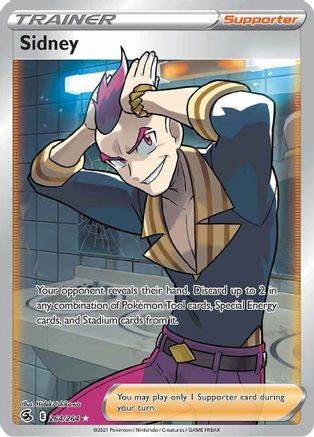 Sidney (Full Art) 264/264 [SWSH08 Fusion Strike]  - Holofoil