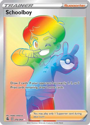 Schoolboy (Secret) 276/264 [SWSH08 Fusion Strike]  - Holofoil