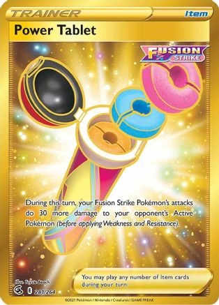 Power Tablet (Secret) 281/264 [SWSH08 Fusion Strike]  - Holofoil