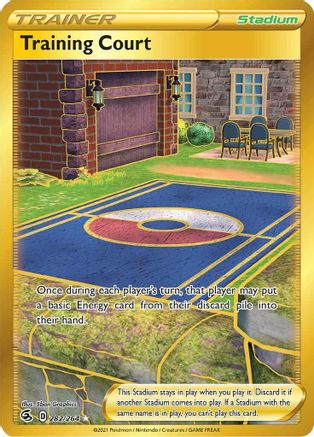 Training Court (Secret) 282/264 [SWSH08 Fusion Strike]  - Holofoil