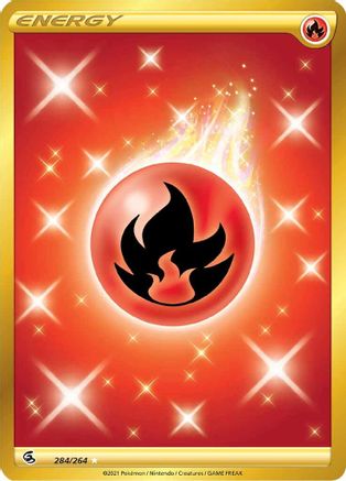 Fire Energy (Secret) 284/264 [SWSH08 Fusion Strike]  - Holofoil