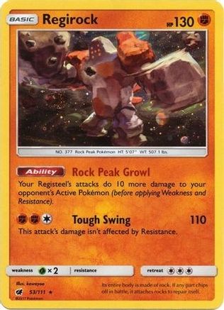 Regirock 053/111 [SM Promos]  - Holofoil