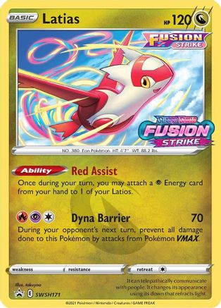 Latias SWSH171 [SWSH Sword & Shield Promo Cards]  - Holofoil