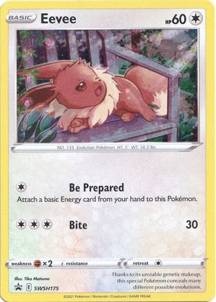 Eevee SWSH175 [SWSH Sword & Shield Promo Cards]  - Holofoil