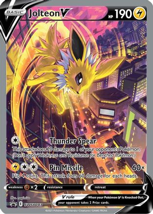 Jolteon V SWSH183 [SWSH Sword & Shield Promo Cards]  - Holofoil
