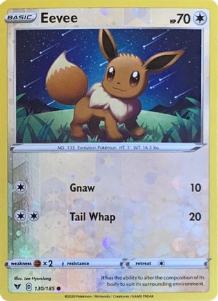 Eevee 130/185 [Miscellaneous Cards & Products]  - Reverse Holofoil
