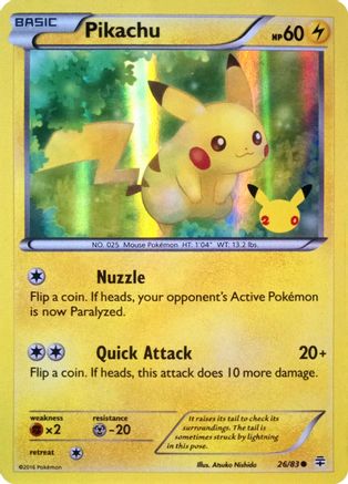 Pikachu 026/83 [Miscellaneous Cards & Products]  - Holofoil