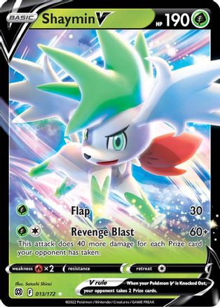 Shaymin V 013/172 [SWSH09 Brilliant Stars]  - Holofoil
