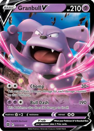 Granbull V 057/172 [SWSH09 Brilliant Stars]  - Holofoil