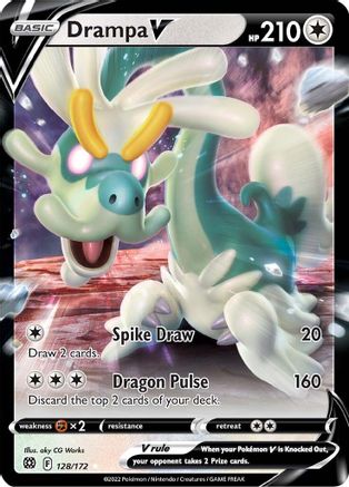 Drampa V 128/172 [SWSH09 Brilliant Stars]  - Holofoil