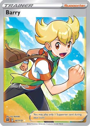 Barry (Full Art) 167/172 [SWSH09 Brilliant Stars]  - Holofoil