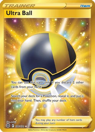 Ultra Ball (Secret) 186/172 [SWSH09 Brilliant Stars]  - Holofoil