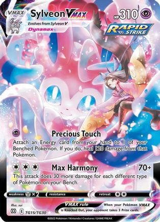 Sylveon VMAX TG15/TG30 [SWSH09 Brilliant Stars Trainer Gallery]  - Holofoil