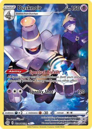 Dusknoir TG06/TG30 [SWSH09 Brilliant Stars Trainer Gallery]  - Holofoil