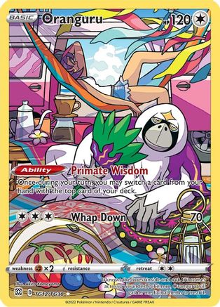Oranguru TG12/TG30 [SWSH09 Brilliant Stars Trainer Gallery]  - Holofoil