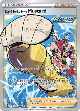 Rapid Strike Style Mustard TG27/TG30 [SWSH09 Brilliant Stars Trainer Gallery]  - Holofoil