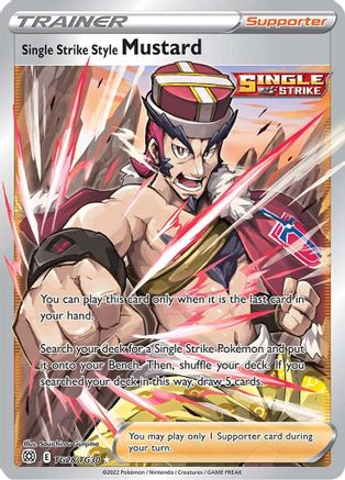 Single Strike Style Mustard TG28/TG30 [SWSH09 Brilliant Stars Trainer Gallery]  - Holofoil