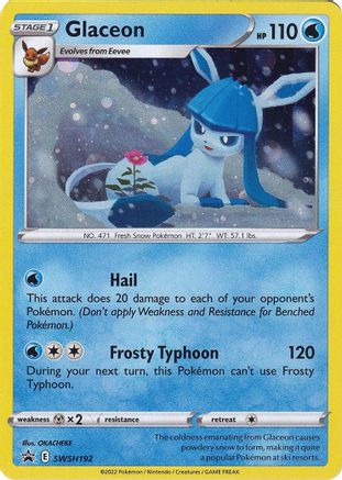 Glaceon SWSH192 [SWSH Sword & Shield Promo Cards]  - Holofoil