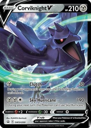 Corviknight V SWSH200 [SWSH Sword & Shield Promo Cards]  - Holofoil