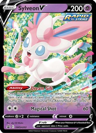 Sylveon V SWSH202 [SWSH Sword & Shield Promo Cards]  - Holofoil