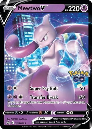 Mewtwo V SWSH223 [SWSH Sword & Shield Promo Cards]  - Holofoil