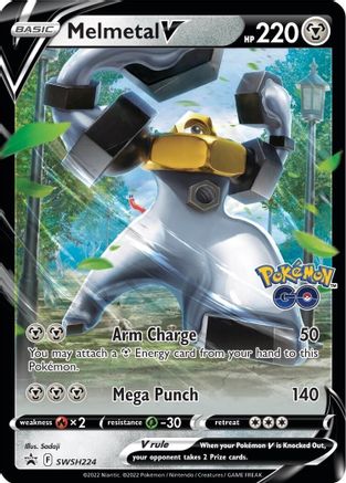 Melmetal V SWSH224 [SWSH Sword & Shield Promo Cards]  - Holofoil