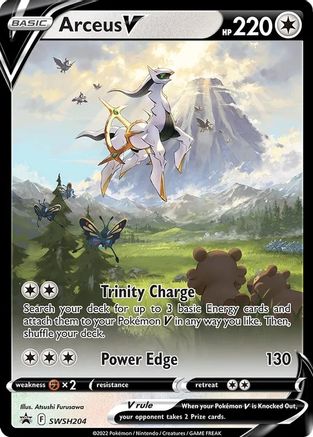 Arceus V SWSH204 [SWSH Sword & Shield Promo Cards]  - Holofoil