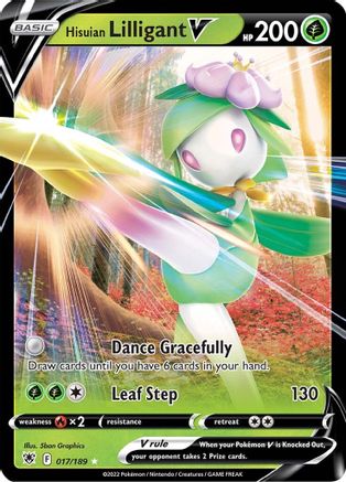 Hisuian Lilligant V 017/189 [SWSH10 Astral Radiance]  - Holofoil