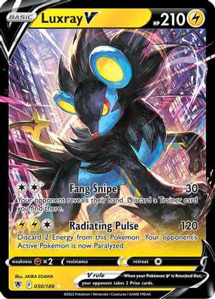 Luxray V 050/189 [SWSH10 Astral Radiance]  - Holofoil