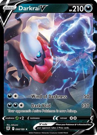 Darkrai V 098/189 [SWSH10 Astral Radiance]  - Holofoil