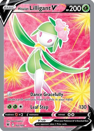 Hisuian Lilligant V (Full Art) 162/189 [SWSH10 Astral Radiance]  - Holofoil