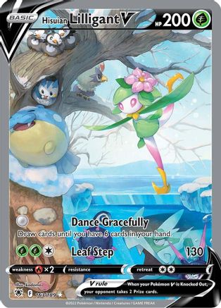 Hisuian Lilligant V (Alternate Full Art) 163/189 [SWSH10 Astral Radiance]  - Holofoil