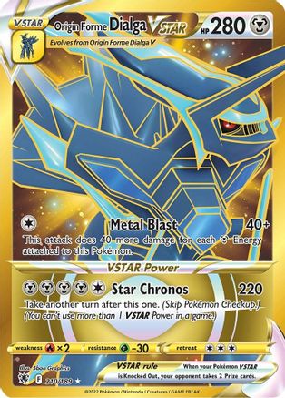 Origin Forme Dialga VSTAR 210/189 [SWSH10 Astral Radiance]  - Holofoil