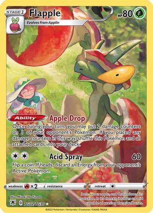 Flapple TG02/TG30 [SWSH10 Astral Radiance Trainer Gallery]  - Holofoil