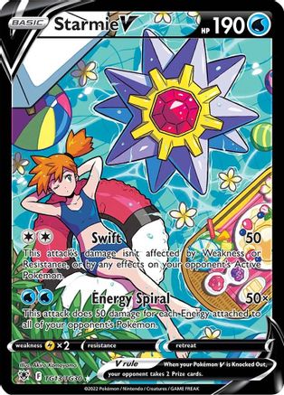 Starmie V TG13/TG30 [SWSH10 Astral Radiance Trainer Gallery]  - Holofoil