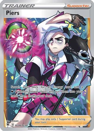 Piers TG28/TG30 [SWSH10 Astral Radiance Trainer Gallery]  - Holofoil