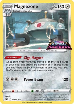 Magnezone SWSH208 [SWSH Sword & Shield Promo Cards]  - Holofoil