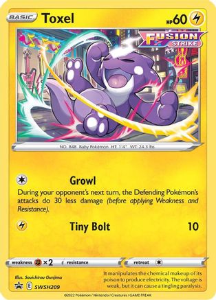 Toxel SWSH209 [SWSH Sword & Shield Promo Cards]  - Holofoil