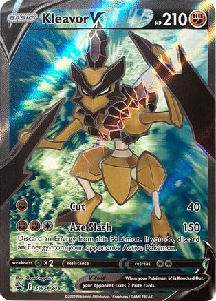 Kleavor V (Full Art) SWSH248 [SWSH Sword & Shield Promo Cards]  - Holofoil