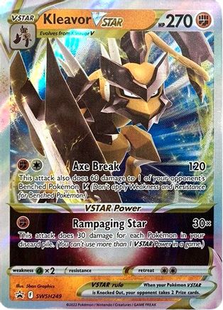 Kleavor VSTAR SWSH249 [SWSH Sword & Shield Promo Cards]  - Holofoil