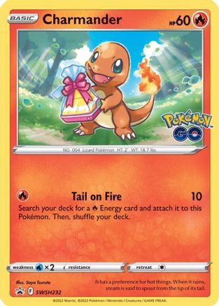 Charmander SWSH232 [SWSH Sword & Shield Promo Cards]  - Holofoil