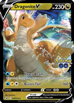 Dragonite V SWSH235 [SWSH Sword & Shield Promo Cards]  - Holofoil