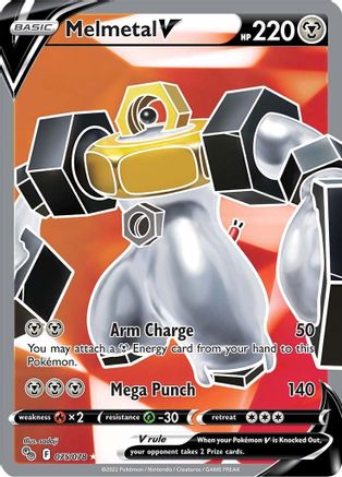 Melmetal V (Full Art) 075/078 [Pokemon GO]  - Holofoil
