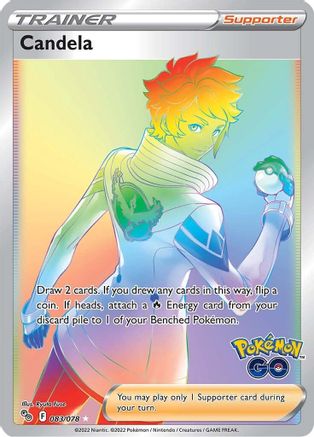Candela (Secret) 083/078 [Pokemon GO]  - Holofoil