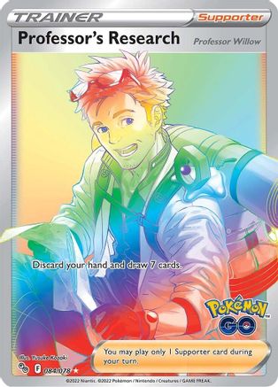 Professor's Research (Secret) 084/078 [Pokemon GO]  - Holofoil