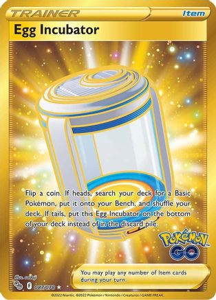 Egg Incubator (Secret) 087/078 [Pokemon GO]  - Holofoil