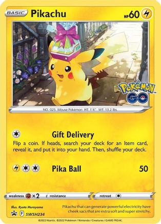 Pikachu SWSH234 [SWSH Sword & Shield Promo Cards]  - Holofoil