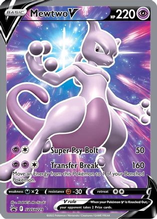Mewtwo V SWSH229 [SWSH Sword & Shield Promo Cards]  - Holofoil
