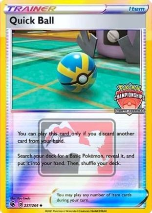 Quick Ball 237/264 [League & Championship Cards]  - Reverse Holofoil