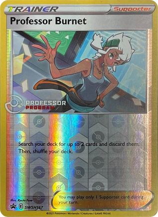 Professor Burnet SWSH167 [Professor Program Promos]  - Reverse Holofoil